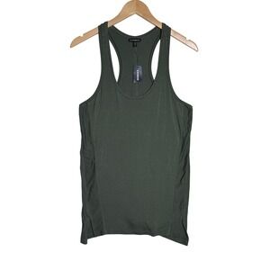 NWT Express Scoop Neck Tank Top size Small Green